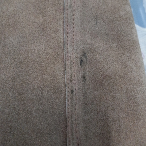 VTG 70s or 80s leather sherpa vest made in Mexico 🇲🇽 size medium - Picture 9 of 9